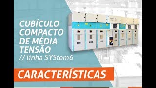 Cubículo Compacto de Média Tensão  Uso abrigado  Linha SYStem6 [upl. by Daukas]