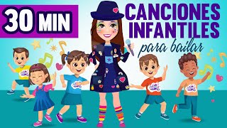 Compilado canciones infantiles para bailar para niños Canciones populares y Pelina [upl. by Auoh]