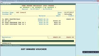 GST Inward amp Outward Voucher Entry in MARG ERP Software [upl. by Eetnahs149]