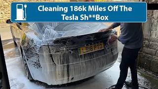 Tesla Model S  5 Day Clean Of A High Mile ExCompany Car [upl. by Naillij483]