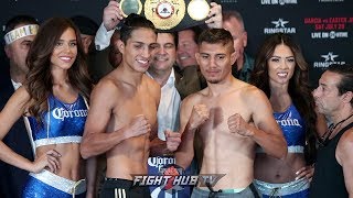 MARIO BARRIOS VS JOSE ROMAN  FULL WEIGH IN AND FACE OFF VIDEO [upl. by Violet858]