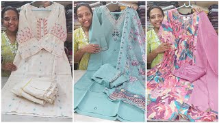 ❤️🥳 Offer price 🥳❤️ 3 piece kurta sets 👗👗viral cottondresses whats app booking number 7063907750 [upl. by Cyril]