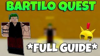 How To Do The BARTILO Quest FULL GUIDE  Blox Fruits [upl. by Amrita]