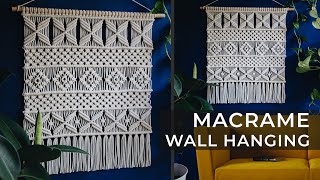 Scandinavian Macrame Wall Hanging HD 1080p [upl. by Sillyrama]