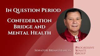 Senator Francis asks about mental health  October 24 2024 English feed [upl. by Perlie798]