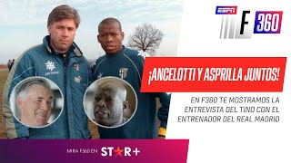 ¡IMPERDIBLE mano a mano entre Ancelotti y Asprilla [upl. by Nahsaj800]