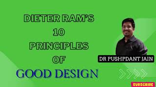 Dieter Rams Principles of good design  designprocess productengineering productdesign design [upl. by Nnasus]