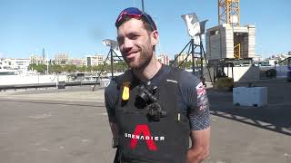 Cup Spy Interview Matt Gotrel  INEOS Britannia  AC75  Day 8  May 8 2024  Barcelona [upl. by Good]