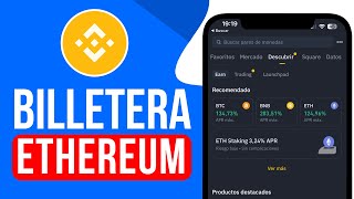 Cómo SABER la DIRECCION de mi BILLETERA ETH en Binance Ethereum [upl. by Eralcyram]