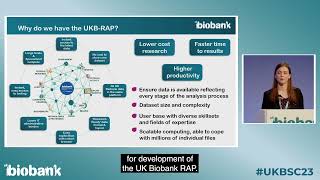 S320 Accelerating your research via UKBRAP  UK Biobank Scientific Conference 2023 subtitles [upl. by Parrisch239]