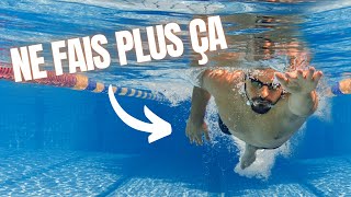 Top 5 des erreurs de débutants en natation À CORRIGER MAINTENANT [upl. by Glass113]