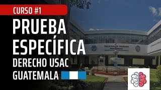 Curso PRUEBA ESPECIFICA PARTE 1 ⚖ Derecho USAC  Facultad Inteligente [upl. by Nerej]