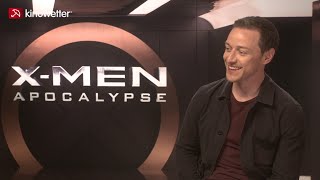 Interview James McAvoy XMEN APOCALYPSE [upl. by Auahsoj737]