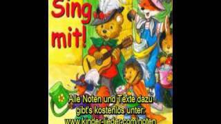 Kinderlieder in deutsch mit Noten und Text  Teil 1 [upl. by Odnanreh]