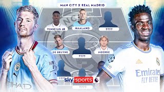 The ULTIMATE Real Madrid x Man City Combined XI 🌟  Saturday Social ft Buvey amp Dougie Critchley [upl. by Jermaine]