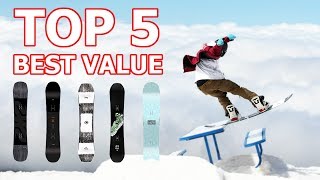 Top 5 Best Value Snowboards 2019 [upl. by Adnertal431]