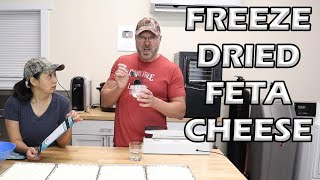 Freeze Drying Feta Cheese In The Cube Freeze Dryer  Any Good [upl. by Leuqcar]