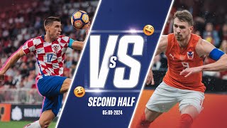 💥 Croatia vs Czechia Thrilling Second Half Showdown  International Friendlies 2024 FIFA24 PS4 [upl. by Balliett393]