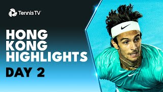 Cilic Returns Musetti Kicks Off His Season  Hong Kong 2024 Highlights Day 2 [upl. by Enamrahs]