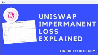 Uniswap impermanent loss explained [upl. by Neelrak]