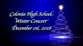 Colonia High School Winter 2018 [upl. by Pentha]