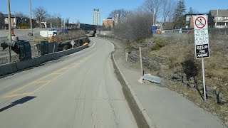 OC Transpo Transitway between Tunneys Pasture and Dominion prior to the June 26 2022 Closure [upl. by Ahael]