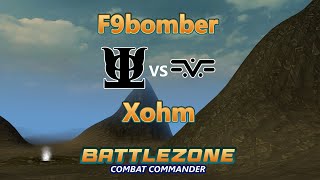 Battlezone Combat Commander  VSR  F9bomber vs Xohm  Insula [upl. by Anayet329]