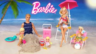 Bebes de Barbie y Ken van a la Playa [upl. by Adnelg]