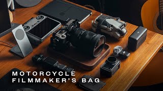 Whats in a Motorcycle Filmmakers Bag  2024 [upl. by Nolaj]