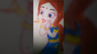 indumati drawing✌️ chhota bheem cartooon character 😊👍 [upl. by Nalo209]