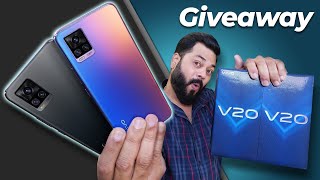 vivo V20 Unboxing And First Impressions  2x Giveaway ⚡⚡⚡ 738mm 44MP Eye AF 64MP Camera amp More [upl. by Idnahr]