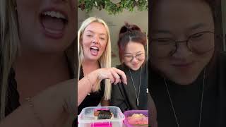 My bestie reviews my lunch box brideydrake jinyandfood lunchbox foodreview [upl. by Jacobina]