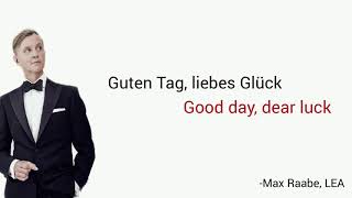 Guten Tag liebes Glück Max Raabe  Learn German With Music English Lyrics [upl. by Perrine]