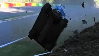 ELMS 4 hours of Spa 2019 FP2  Big Airborne Crash Enqvist LMP2  SpaFrancorchamps [upl. by Dlarej290]