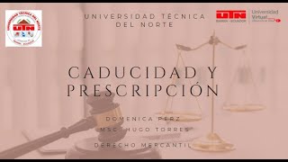 Caducidad y Prescripción [upl. by Siraf]