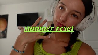 a summer reset vlog  a 6 minute facetime call  Becca Spotten [upl. by Mahan395]