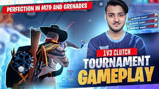 Tournament Gameplay🏆 1v3 clutches with m79 and Grenades  Taneja op [upl. by Puklich]