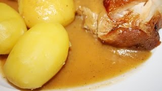 Schweinebraten im Ofen  Teil 2 Die Sauce [upl. by Anelaf]