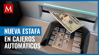 Descubre el nuevo método de estafa en cajeros automáticos [upl. by Connel]