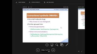 pharmacology 2 lecture 28  rheumatoid arthritis part 2c [upl. by Torres993]