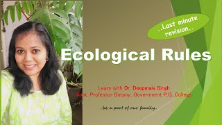 Ecological or Ecogeographical Rules [upl. by Inasah]