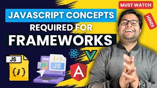 🚀 Javascript very important concepts before learning any JS framework  Javascript tutorial in Hindi [upl. by Adorl327]