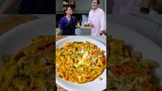 Try this yummiest cheese omlet recipe by Rani Mukherjee You will love it 😍🤍 shorts [upl. by Iline]