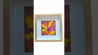 unfallgettable ✨🍂 fallcraft fallart gelprinting artinspo autumn autumnleaves [upl. by Lippold]