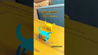 How We Made a Walking Robot Out of Paper shorts beats remix feedingrobot dashrobot roboticdog [upl. by Nileuqaj]