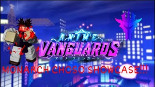 Anime Vanguards Monarch Choso Showcase [upl. by Natsirhc]