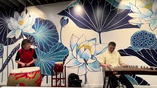 Impromptu Collaboration of Guzheng and Drum Performance [upl. by Vez127]