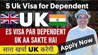 5 UK VISA FOR Dependent  UK Dependent Visa  UK Visa [upl. by Thorne]