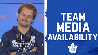 Maple Leafs Media Availability  Pregame vs Seattle Kraken  October 31 2024 [upl. by Nevile407]