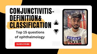 conjunctivitis ophthalmology definition amp classification easy tricks to remember sudarshan263 [upl. by Ahsa]